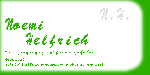 noemi helfrich business card